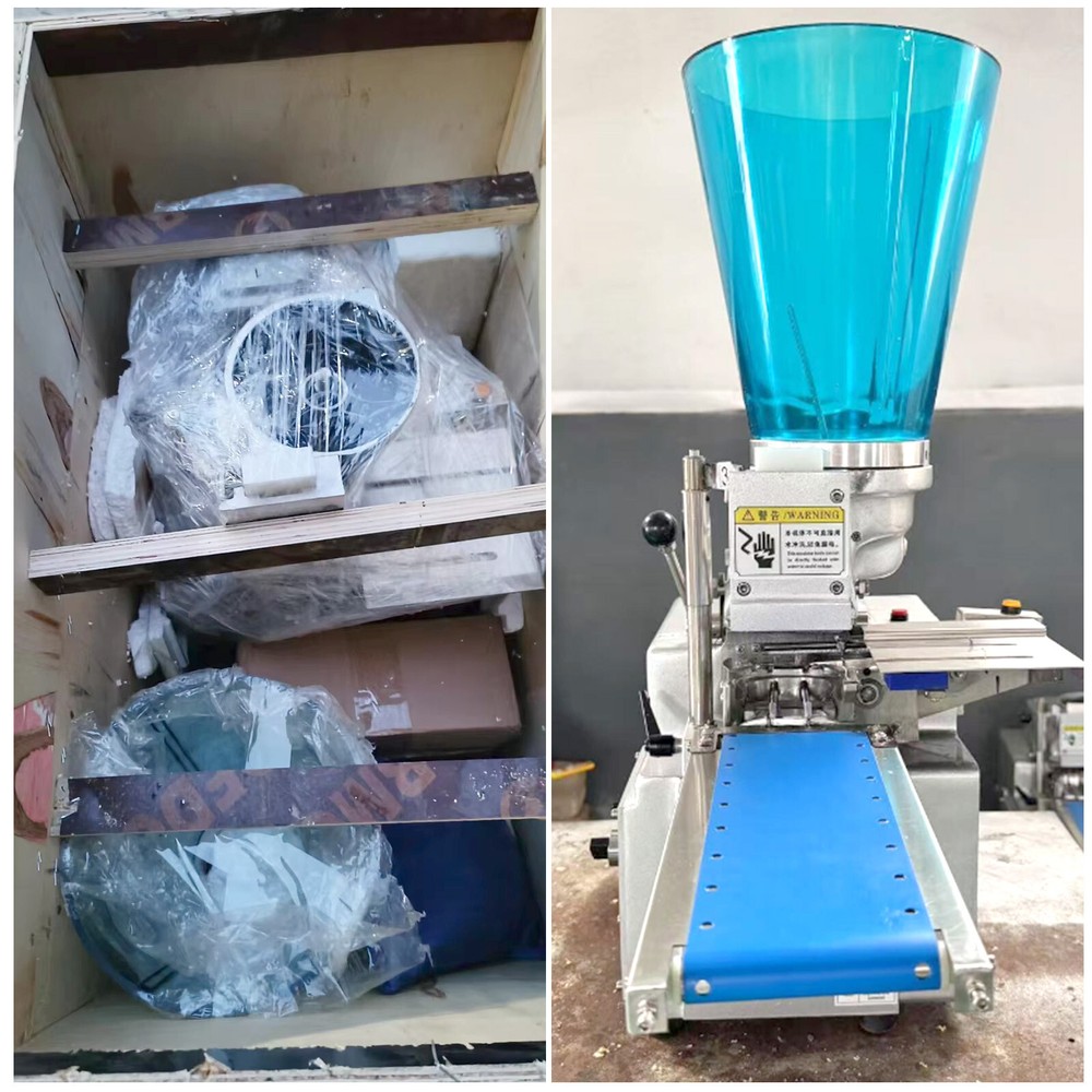 90% New Commercial Fried Dumpling Making Machine, Steam Dumpling Maker 1500pcs/h