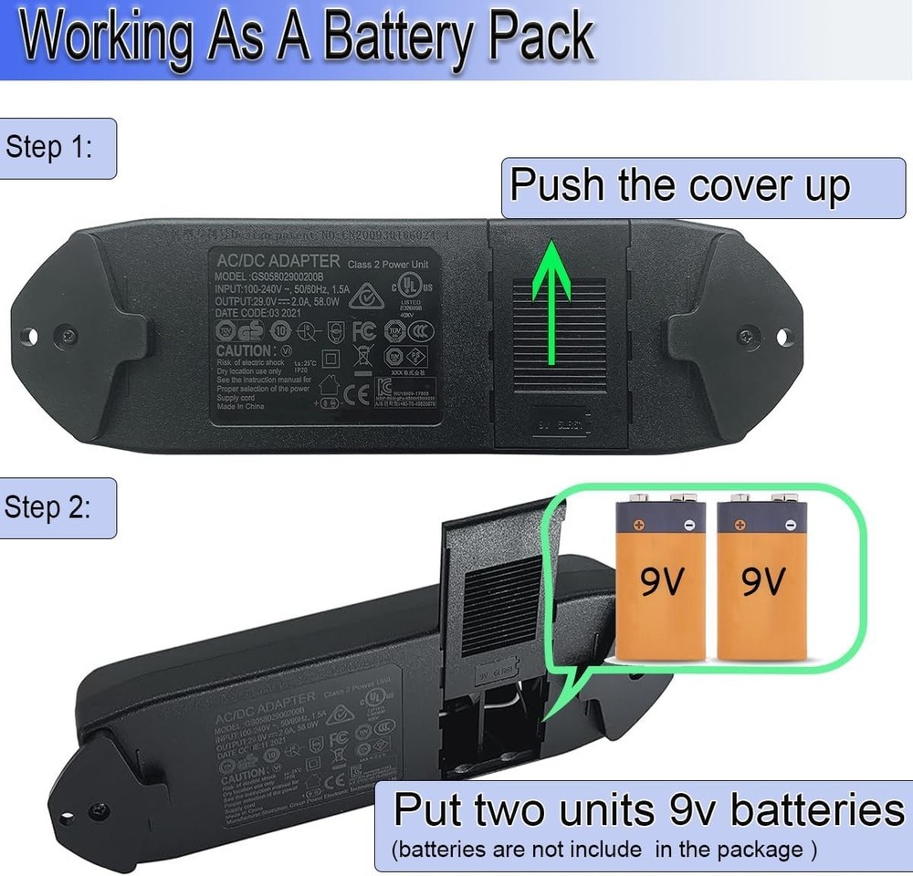 Versatile 29V 2A Power Supply for Recliners & Electric Sofas - Safe & Reliable