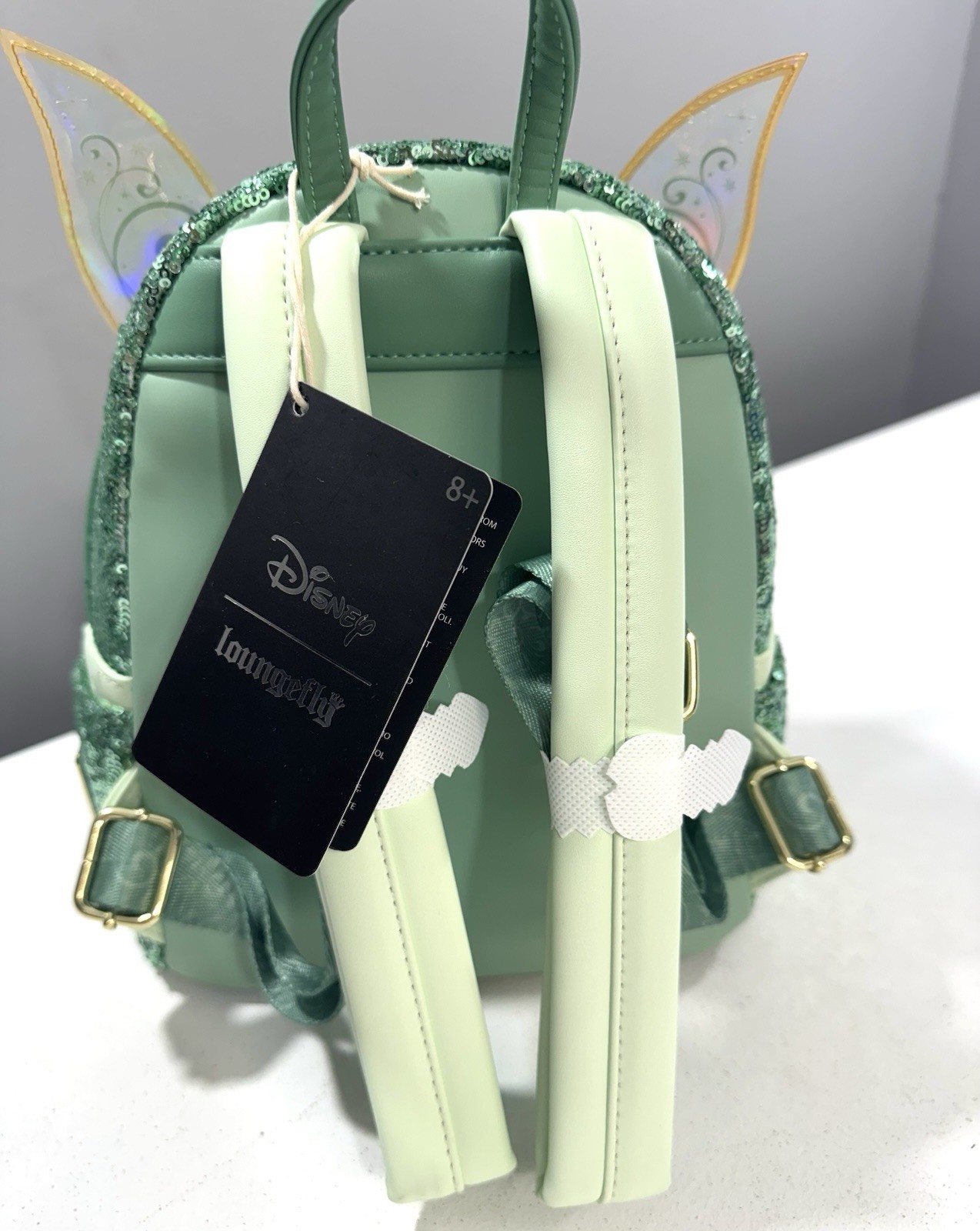 Loungefly Disney Tinkerbell Sequin Holiday Mini Backpack NWT Peter Pan Cosplay