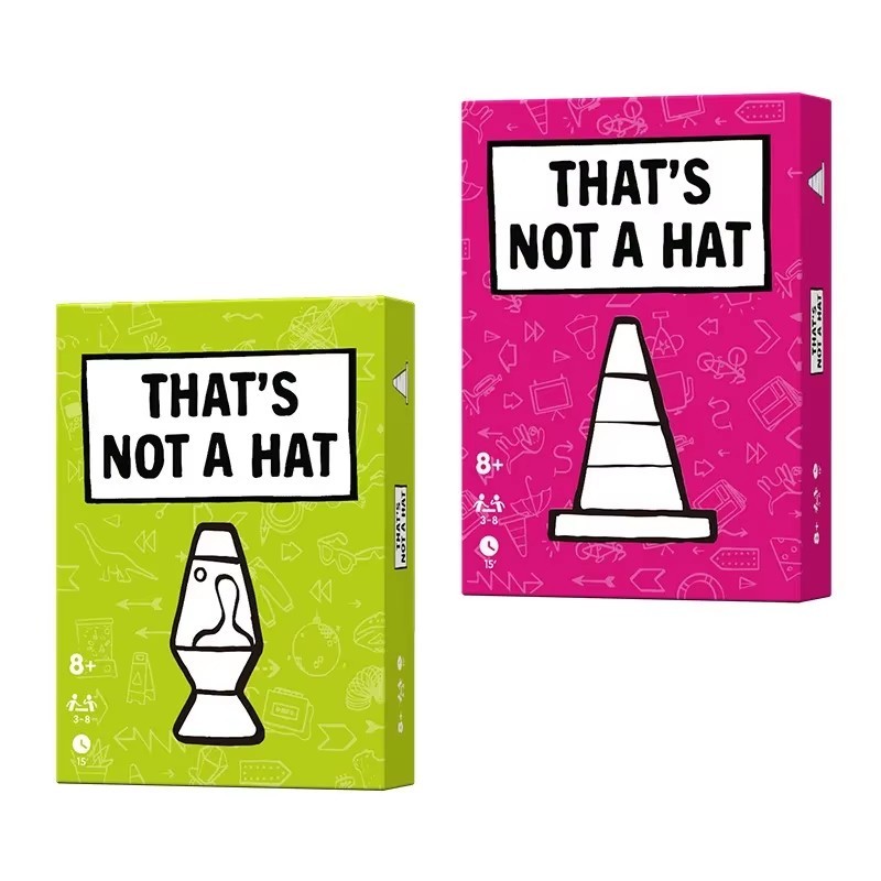 That'S Not a Hat - Fun Bluffing & Memory Party Game for All Ages Components