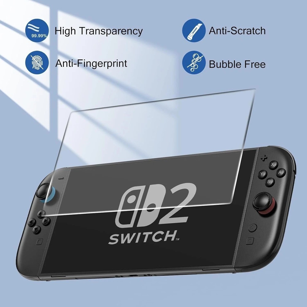 Case for Nintendo Switch 2,Protective Case with Screen Protector and Grip Cover