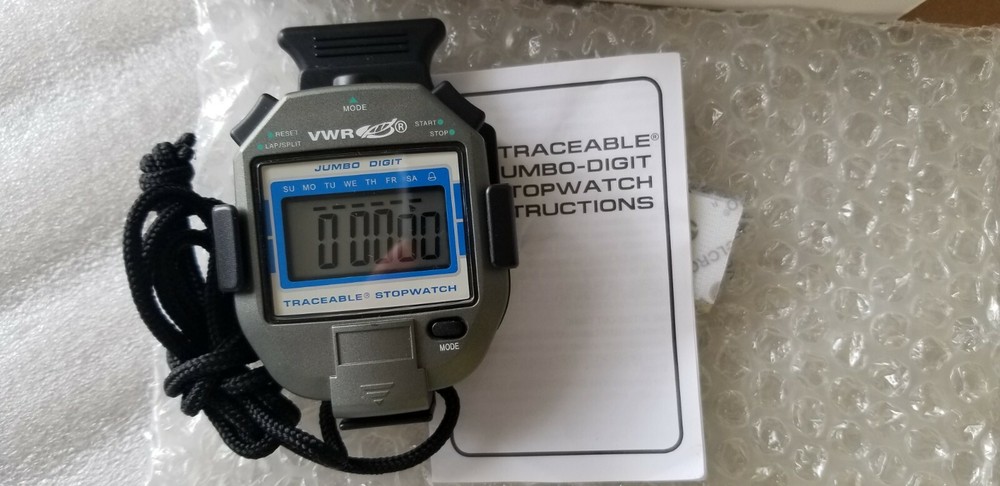 VWR TRACEABLE JUMBO DIGIT STOPWATCH 62379-515