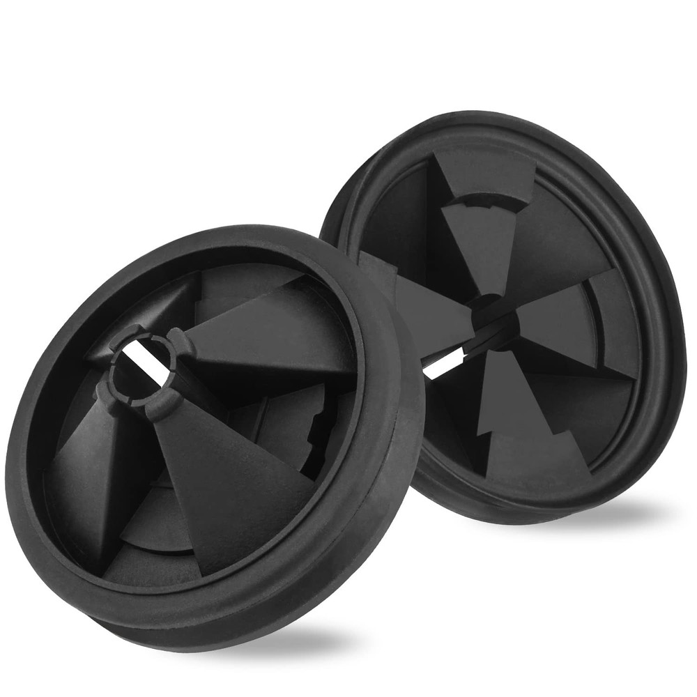 Garbage Disposal Splash Guard 2-Pack EPDM Rubber Drain Cover Insert for Quiet