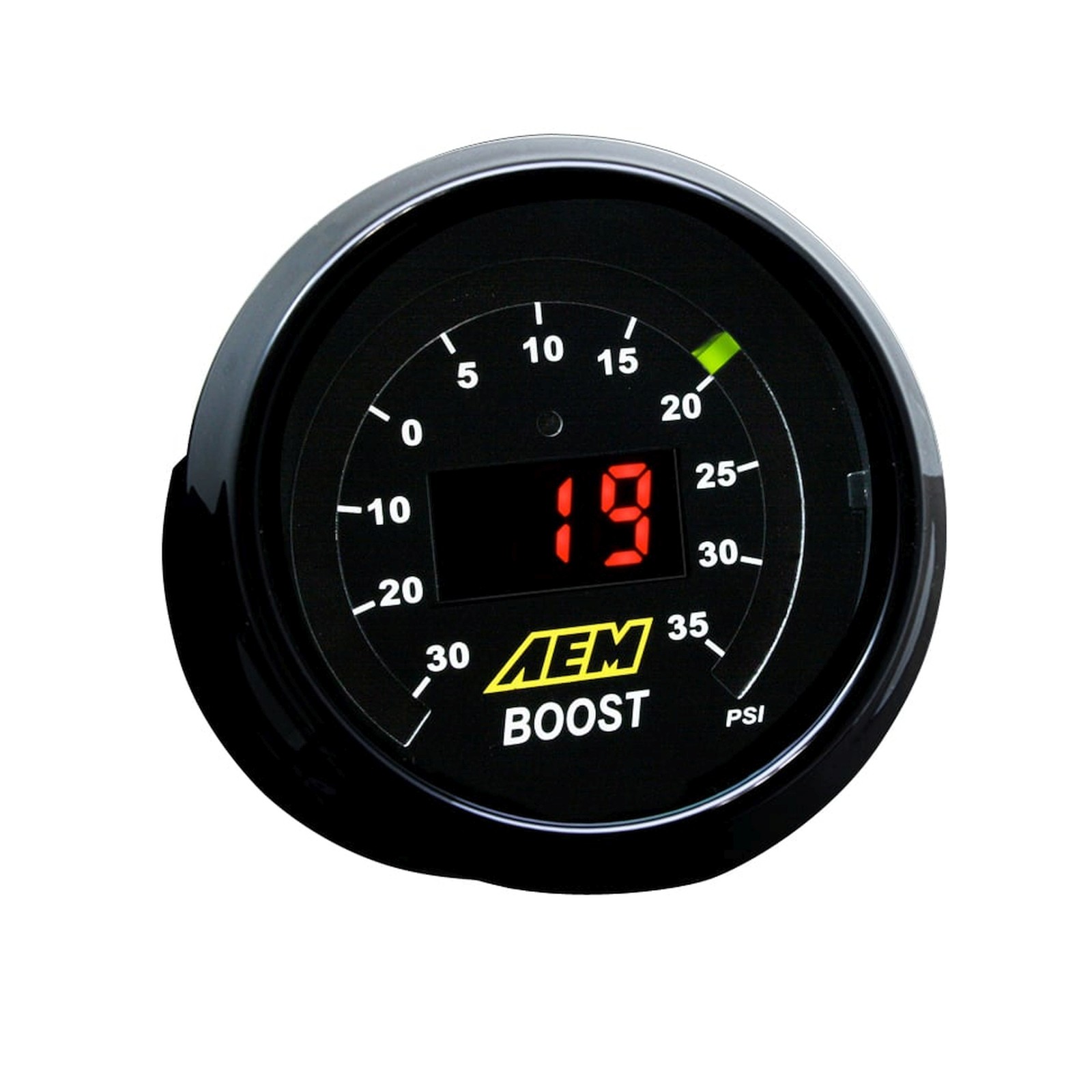 AEM 30-4406 Boost Display Gauge - 2-1/16" diameter - 30-35PSI