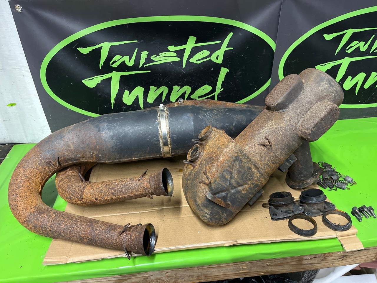 2000 Polaris RMK 800 SLP Twin Pipes 2001 Exhaust  XC SKS Gen 2