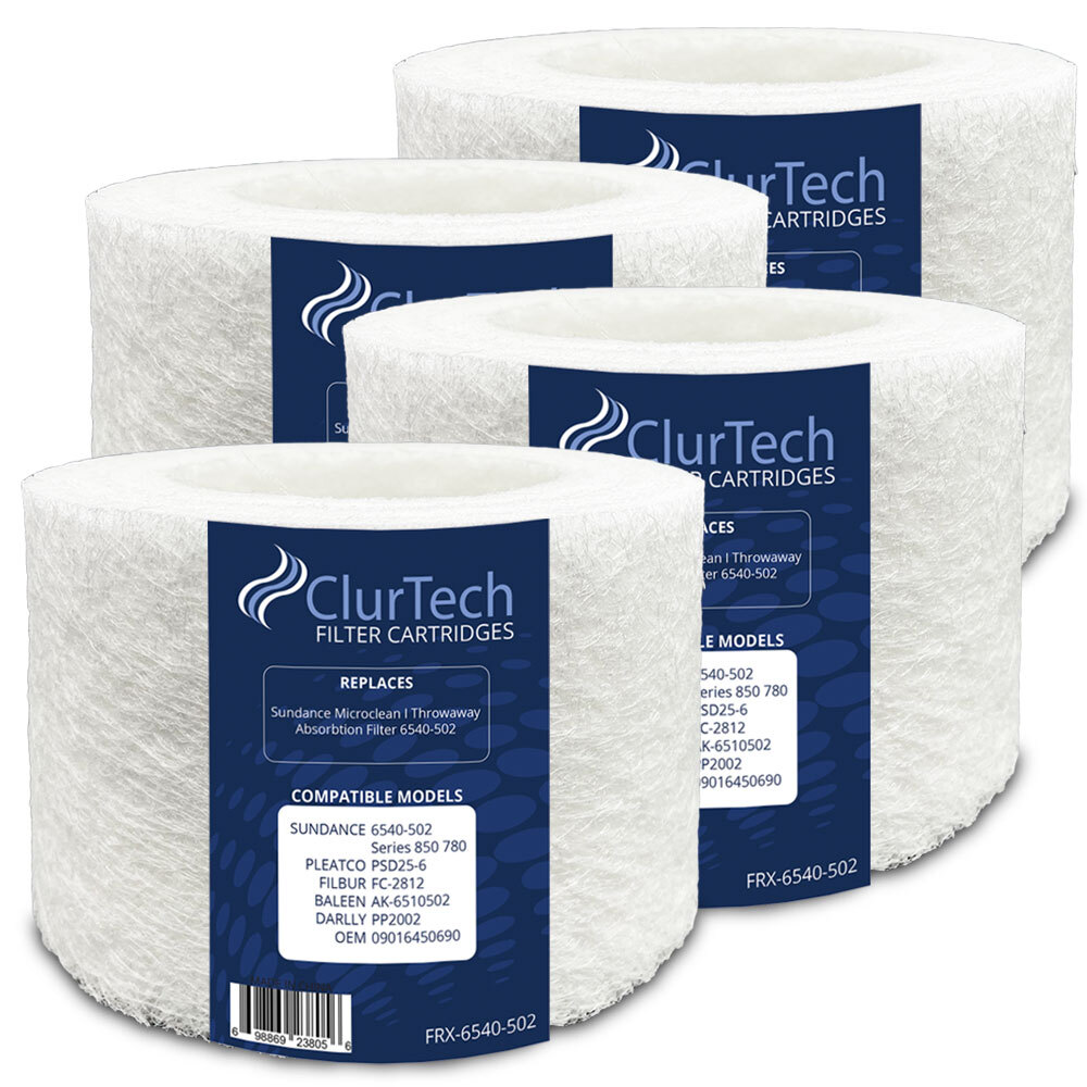 ClurTech Disposable Filter Element 4 Pack Sundance Filter Repl 6540-502 & others