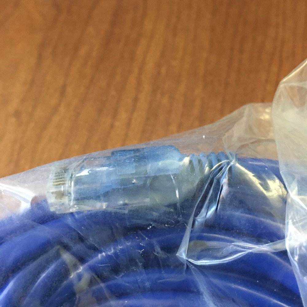 Blue Gold Plated 50FT cAT5e Ethernet Network Cable B0034XBFJU