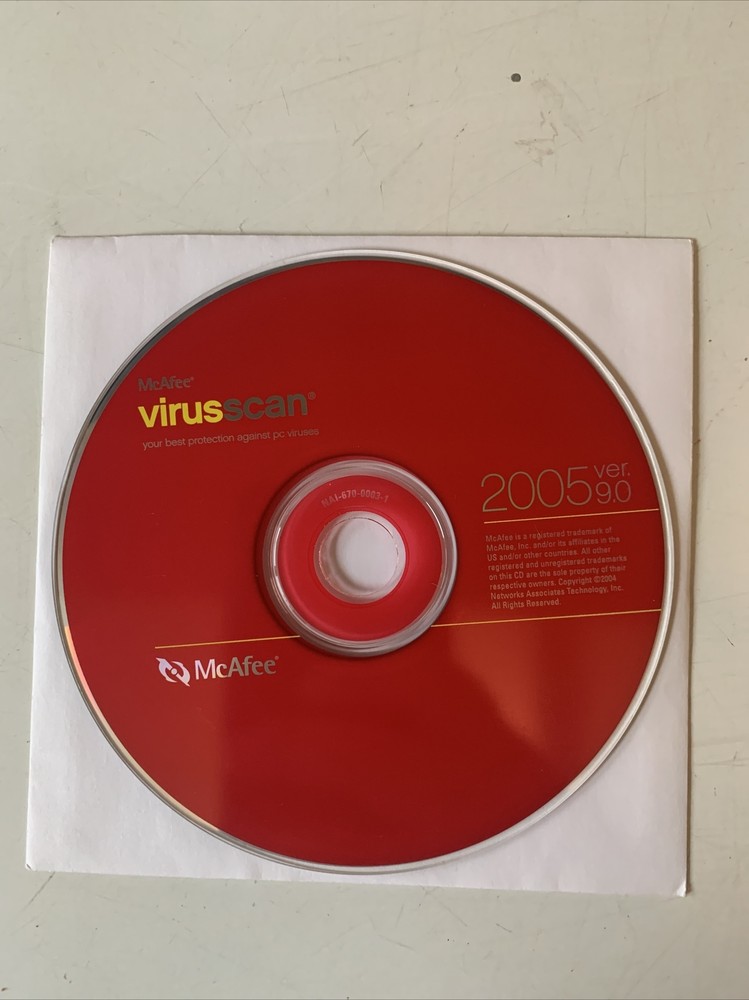 McAfee VirusScan 2005 Ver. 9.0