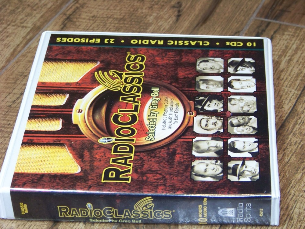 Radio Classics Selected by Greg Bell - 23 Episodes - 10 CDs