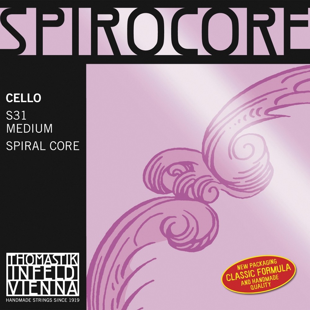 Thomastik Spirocore 4/4 Size Cello Strings 4/4 G String, Tungsten