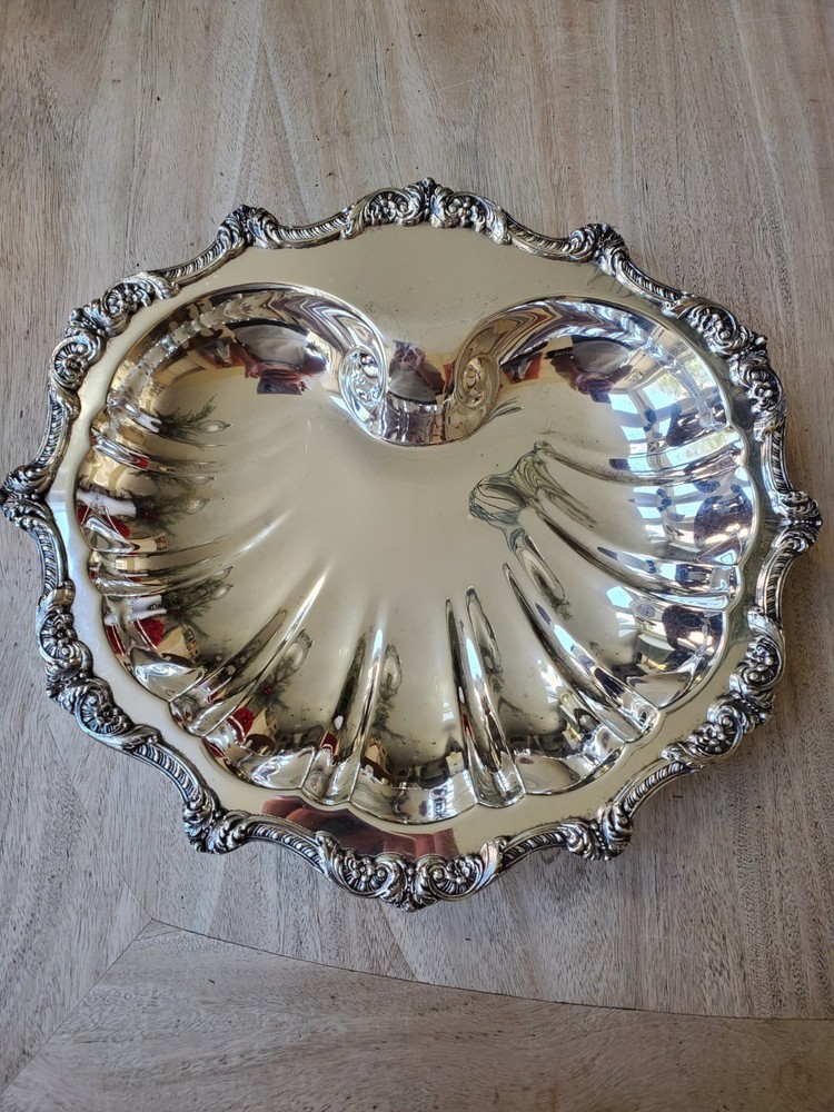 Vintage Silver Plated Serving Platter