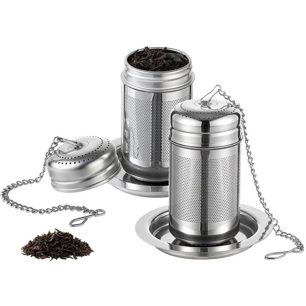 2 Pack Tea Infuser For Loose Leaf Tea, Extra Fine Mesh Tea Diffusers For Loos...