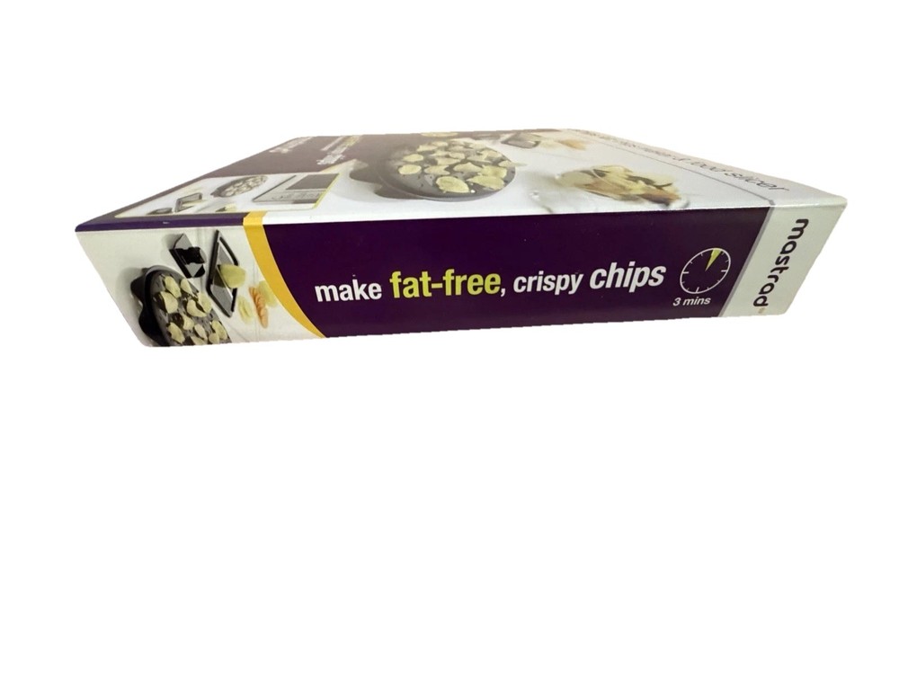 New Mastrad TopChips Microwave Chips Maker & Mini Mandoline Slicer Set