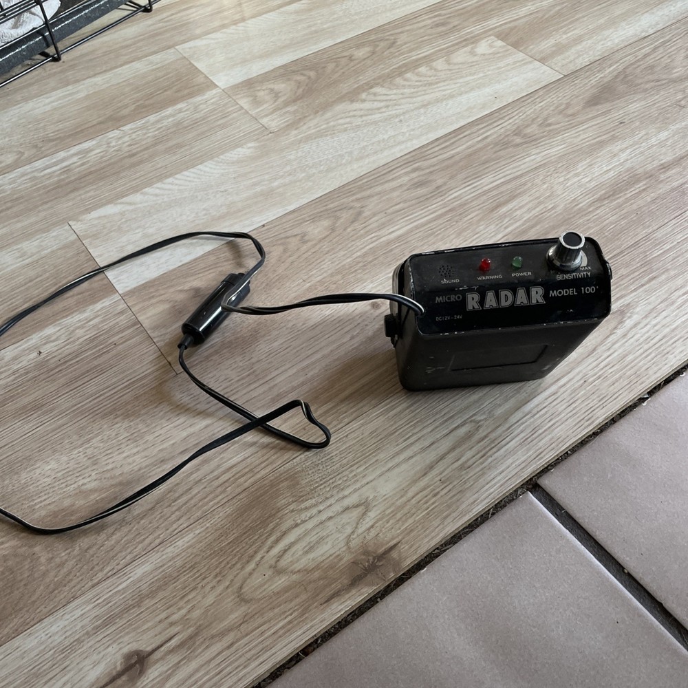 Vintage Micro Radar Detector Model 100