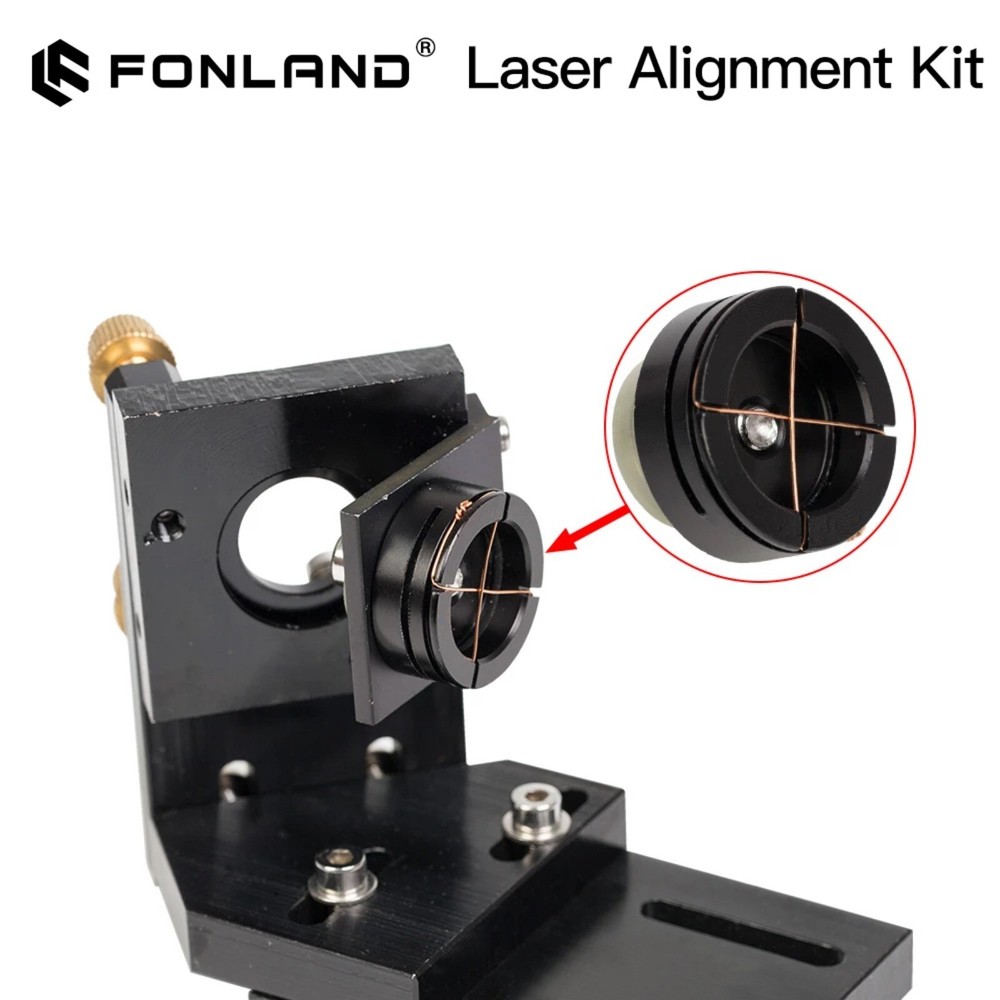 CO2 Laser Mirror Alignment Target & Tool for Corrects Laser Beam