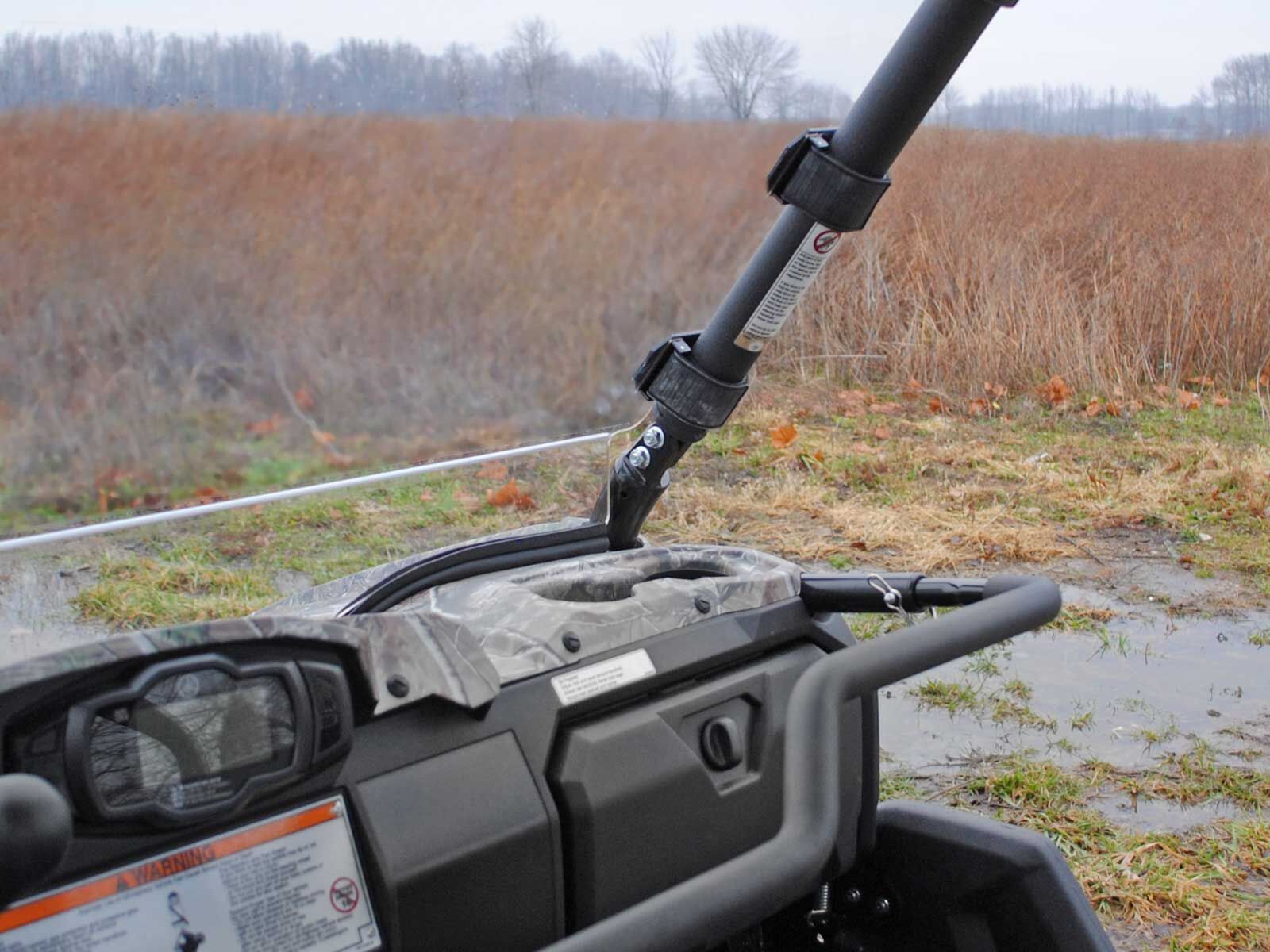SuperATV Heavy Duty Full Windshield for Yamaha Viking / VI (2014+)