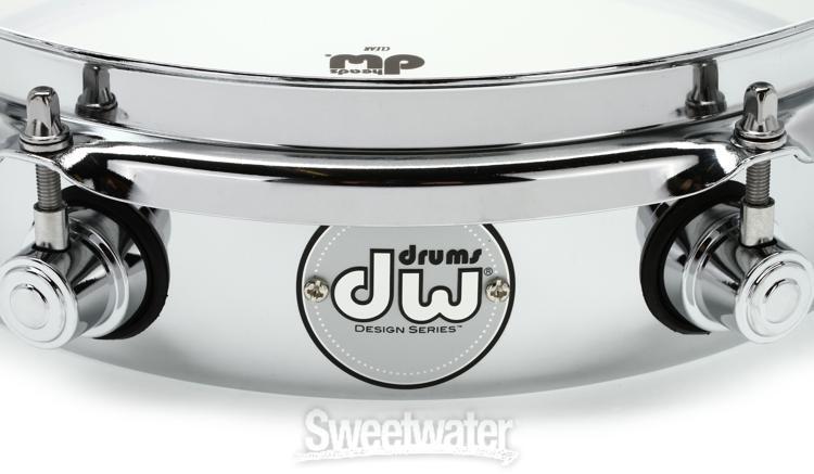 DW Design Series Chrome Piccolo Tom w/bracket - 10"