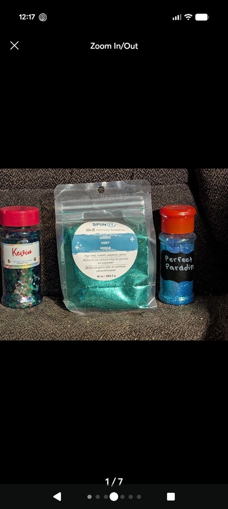 Glitter Chimp, Glitter Guy, Spin It Multicolor Assorted Glitter Bottles & Bags
