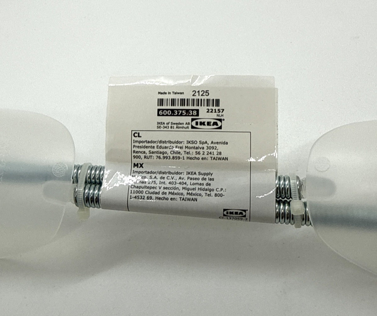 IKEA Omsorg Shoe Form 1 pair Clear New 600.375.38