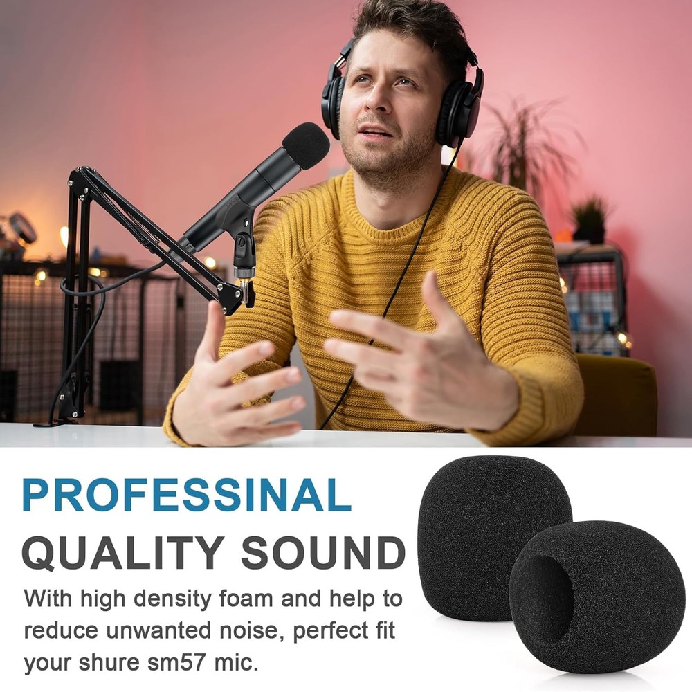 Windscreen for SM57, 6Pack Microphone Pop Filter SM57