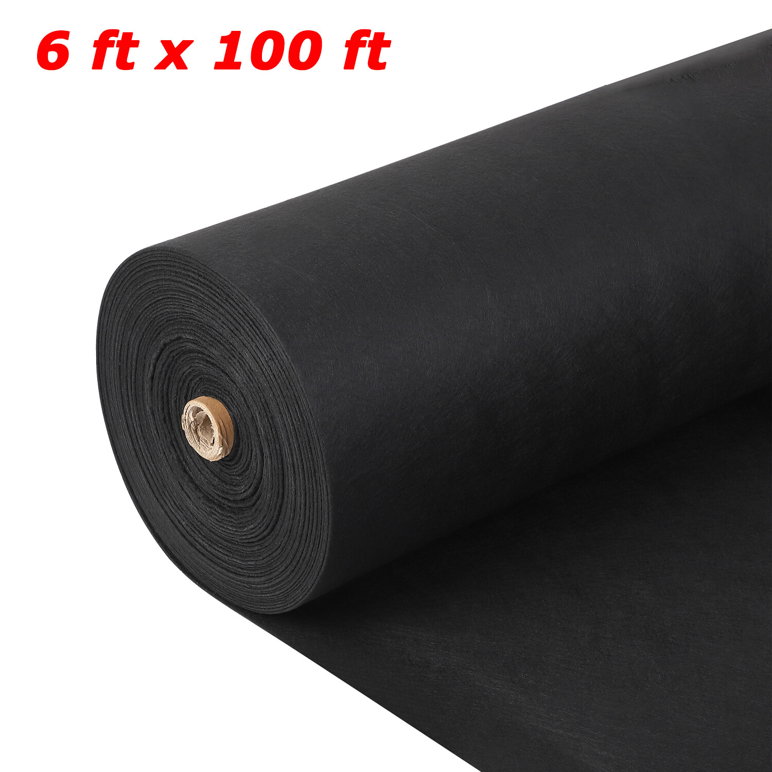 6'x100' 6 Oz Geotextile Fabric Landscape Drainage Weed Barrier Driveway Non-wove