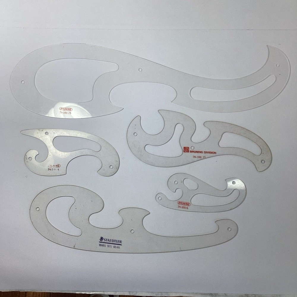Drafting Stencil Template Lot Engineering Math Art Drawing Geometry Architecture