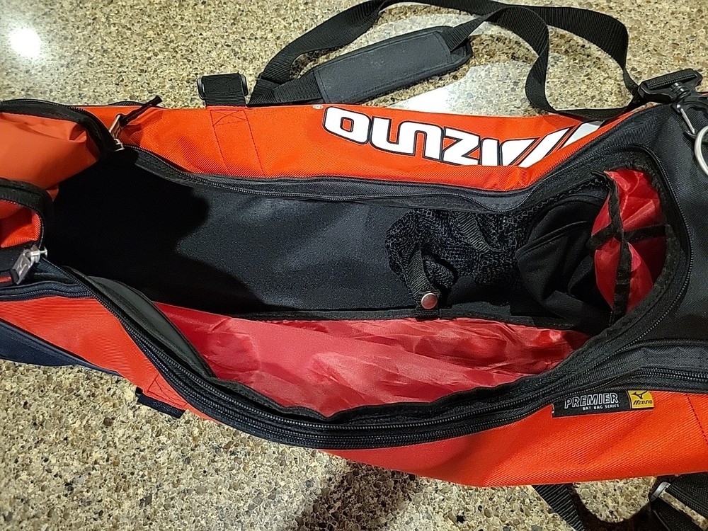 Mizuno Premier Baseball Softball Bat Bag Backpack Sling EUC