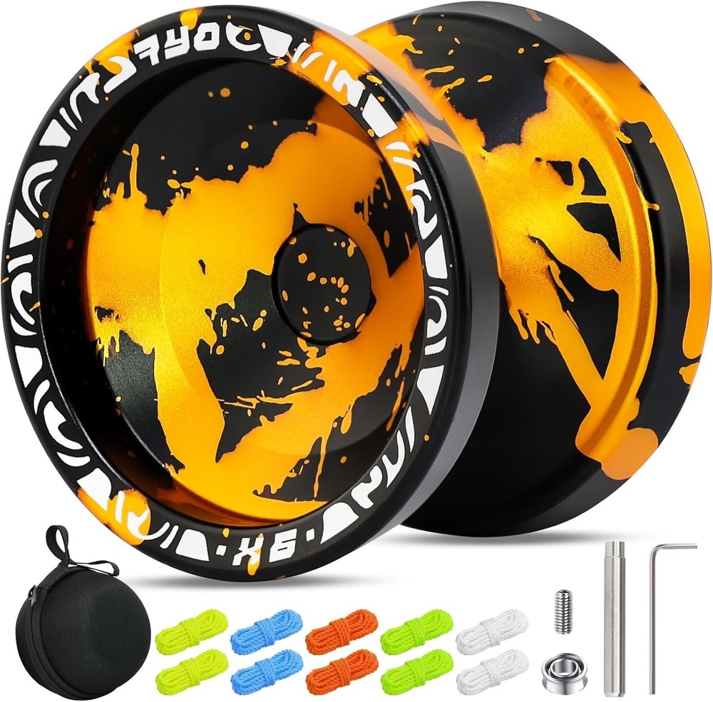 Professional Responsive Yoyo X6 for Kids Beginner, Dual Function Fingerspin Y...