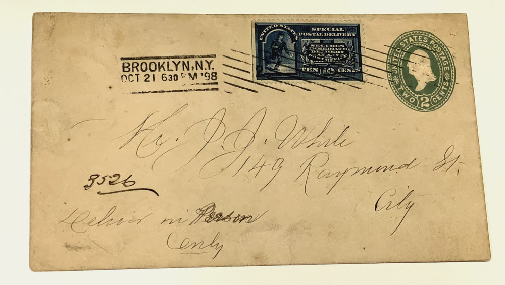 STAMP SPECIAL DELIVERY EARLY 1898 COVERS