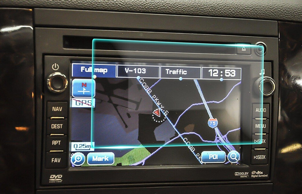 Crystal Clear Screen Protector for 2011 GMC Yukon Vehicle Navigation
