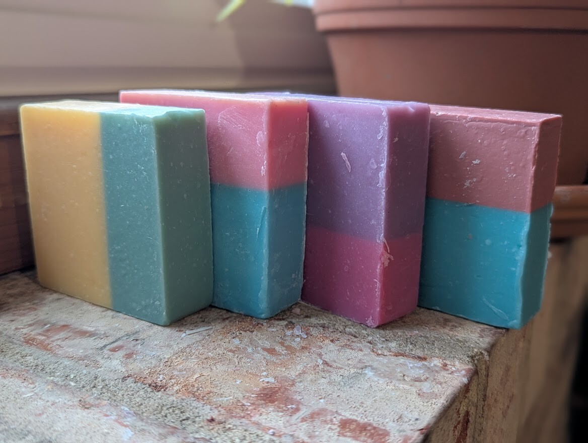 Handmade Bar Soap Loaves (9 - 10 4.5 oz bars per LOAF) FREE SHIPPING*