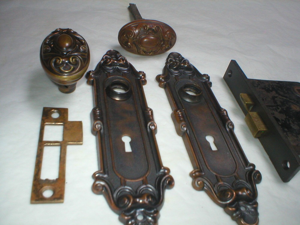 Antique Victorian Era Door Hardware