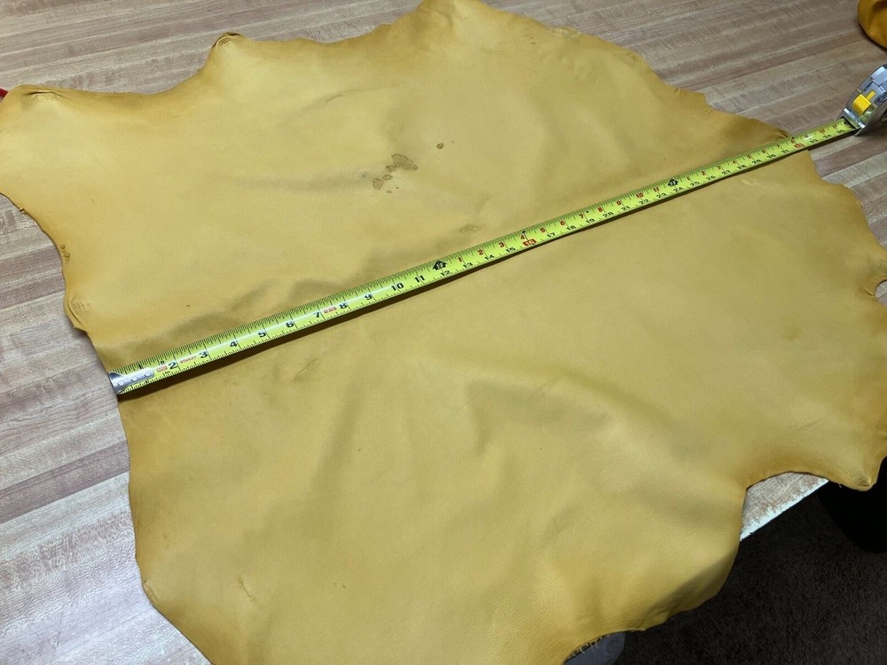 Top Grain Sheep Leather Gold #0018499 Row E