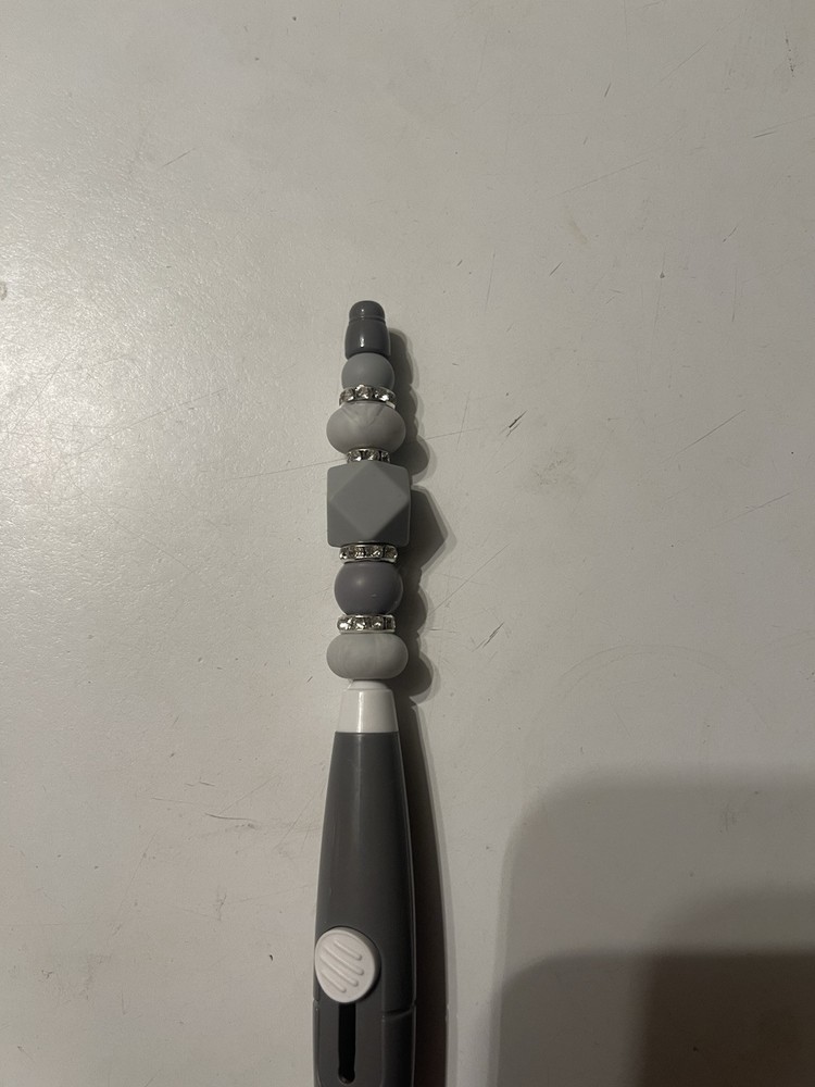 Gray Silicone Beaded Crafting Box Cutter