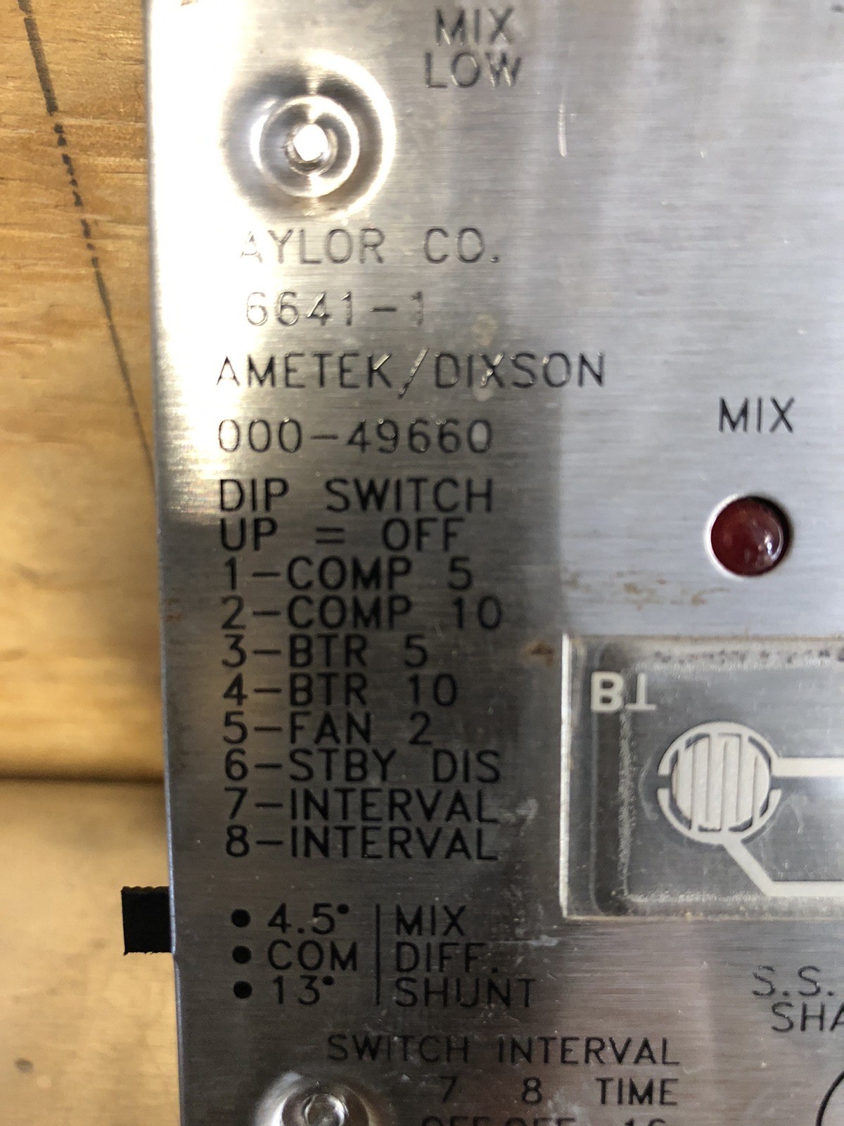 36641-1 Taylor Logic Board 754 336 339 8756 791 Tested Fits Model ￼prior To 2012