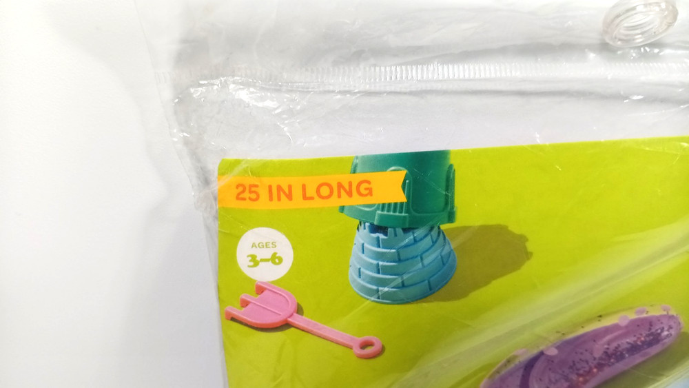 Sun Squad Split Ring Crab Float PVC Pool Toy Purple Ages 3+
