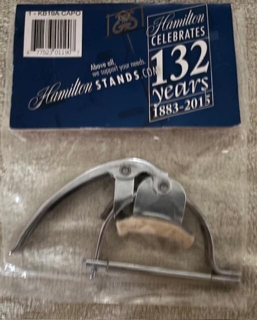 Hamilton - Spring Lever Guitar Capo, KB19A