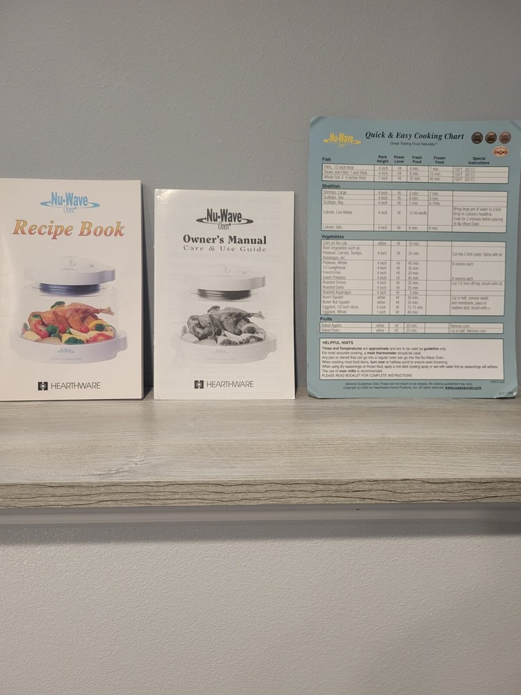 HEARTHWARE NUWAVE OVEN COMPLETE MODEL #20301-20304 WORKS!!