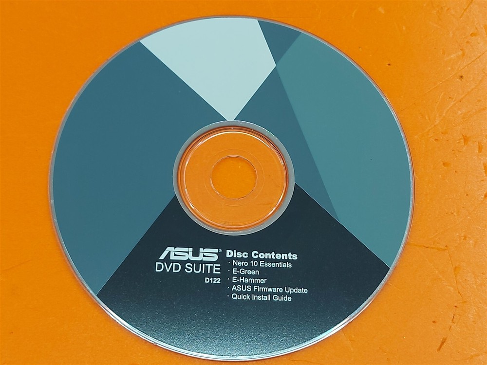 ⭐️⭐️⭐️⭐️⭐️ ASUS DVD Suite D122 CD Disc Software