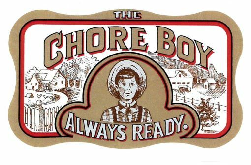Chore Boy Decal Gas Engine Motor