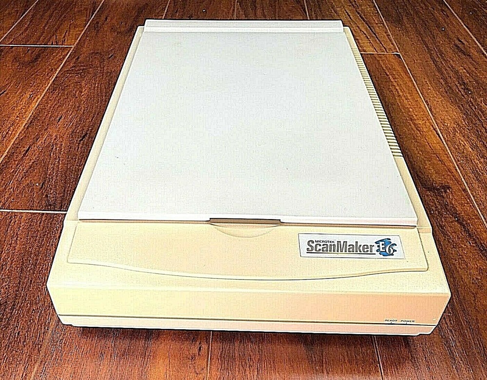 Microtek Scanmaker E6 MRS-1200E6 Flatbed Scanner SCSI Vintage