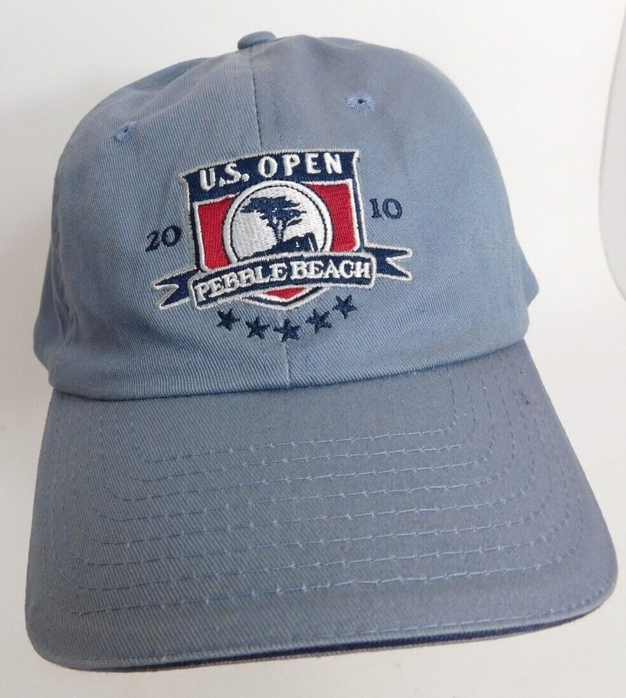 US Open Pebble Beach Hat Golf 2010 USGA Member Adjustable Strapback Ball Cap