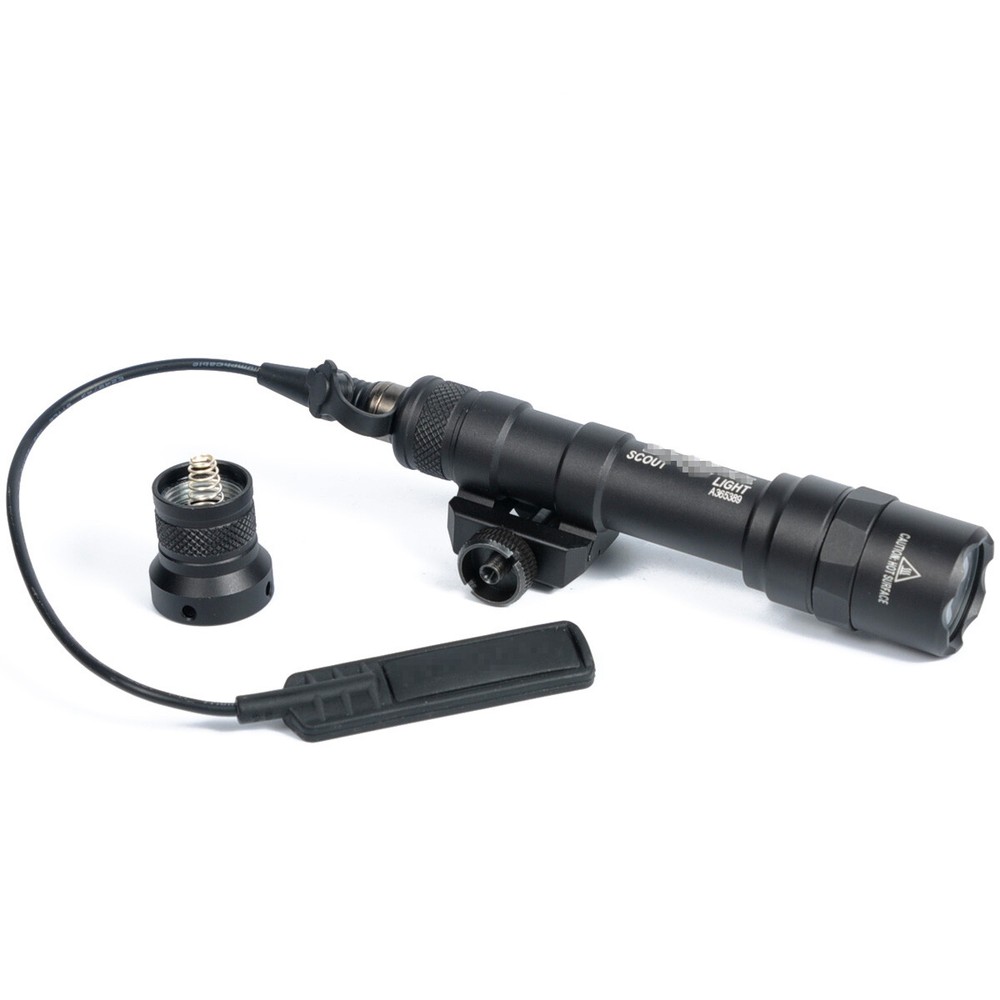 M600B Scout Light LED Flashlight w/ Tail Switch Controller Rifle Scout Light