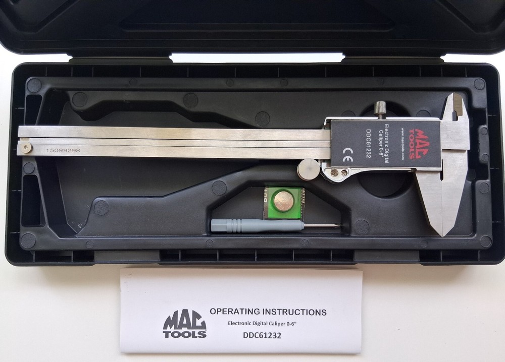 MAC 0"-6" Digital Caliper (Part No. DDC61232)