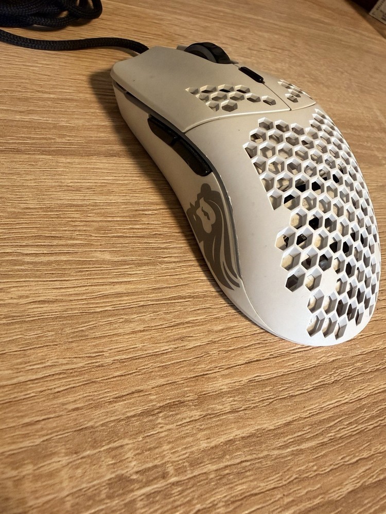 Glorious Modular Mechanical Gaming Keyboard & White Wired Mouse Plug & Play USB