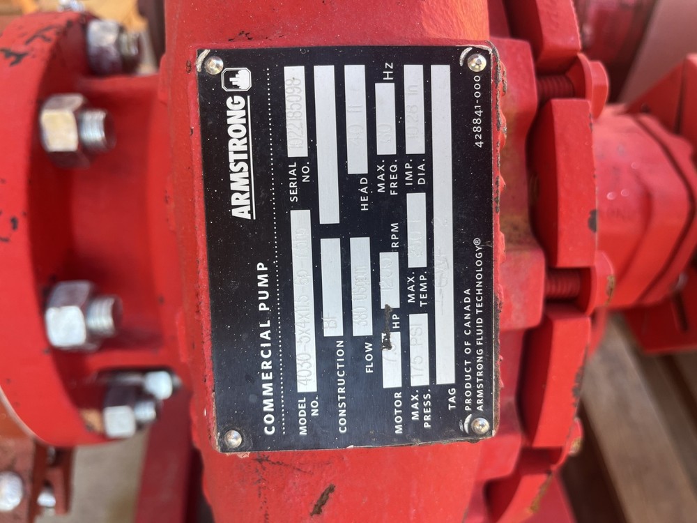 Armstrong water pumps