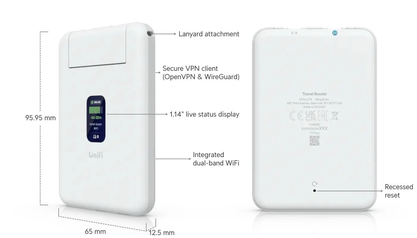 Ubiquiti UniFI Travel Router UTR - Brand New - IN HAND & FREE SHIPPING