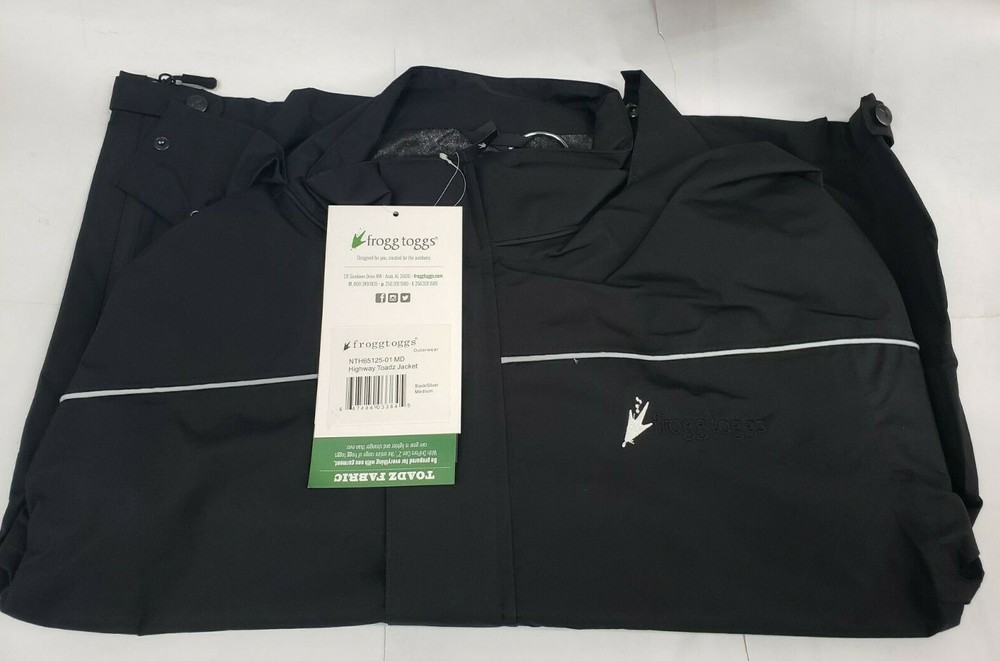 Frogg Toggs NTH65125-01 Toadz Highway Jacket Black - Medium