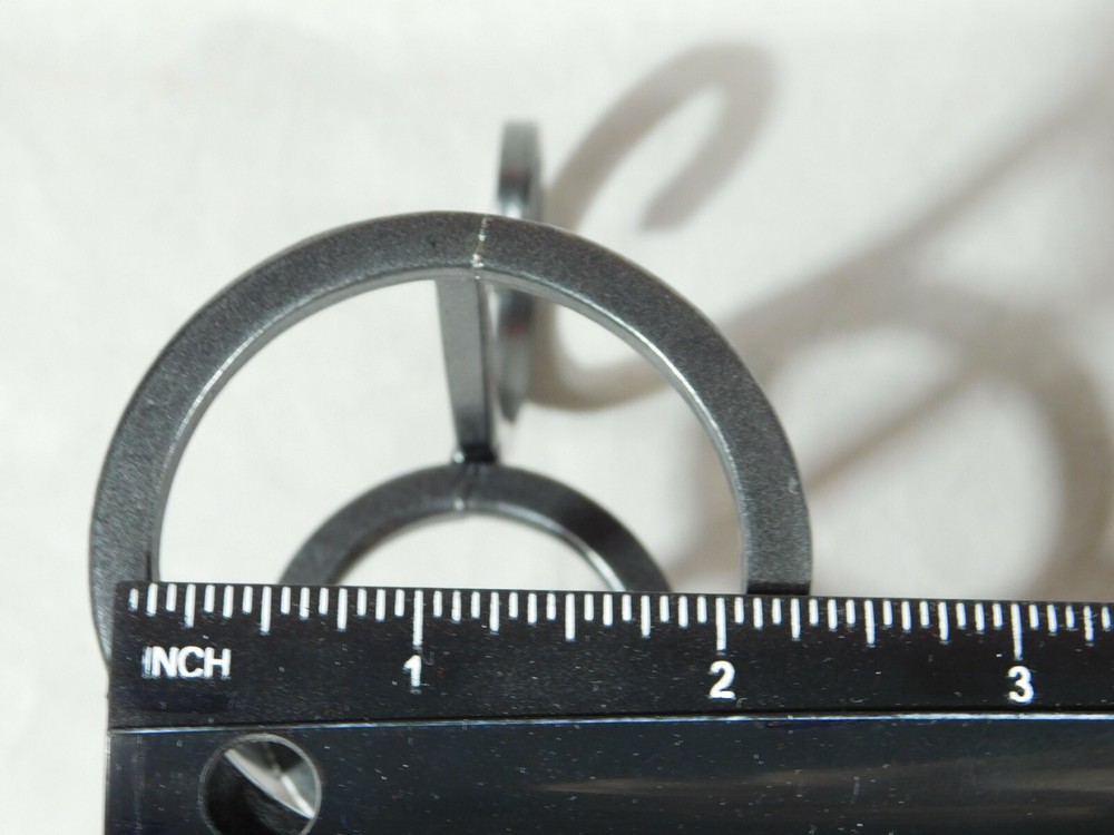 Sphere Display Stand Scroll Design Dark Silver Medium Size