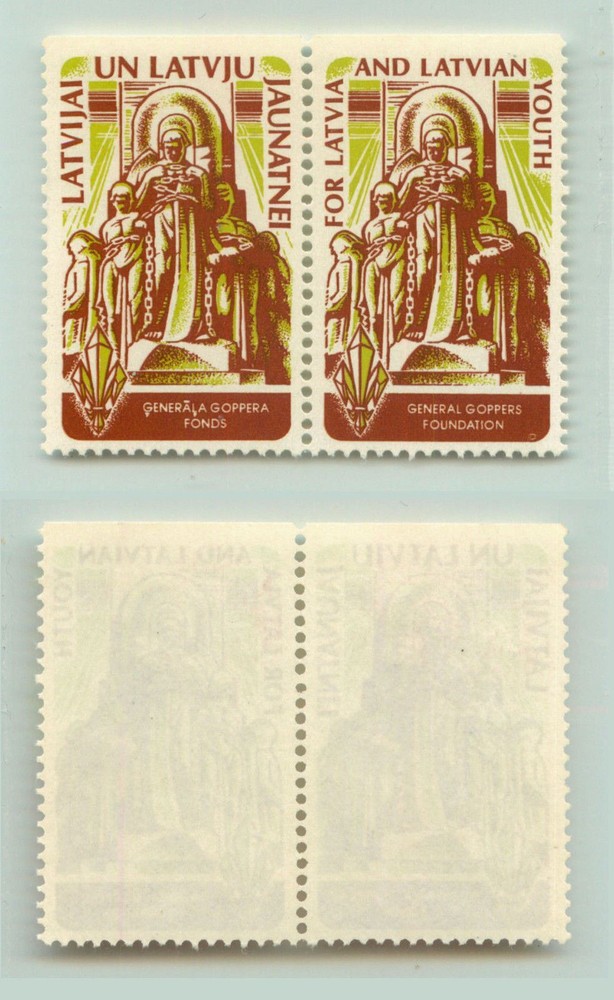 Latvia 🇱🇻 1978, exile MNH, pair. e7028